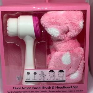 Dual Action Facial Brush with Headband